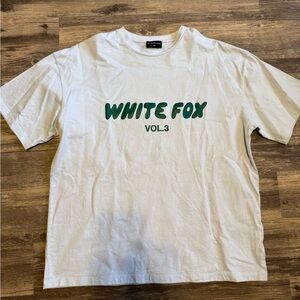 White Fox Short Sleeve Tee T Shirt S/M